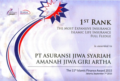 1st Rank The Most Expansive Islamic Life Insurance 2015