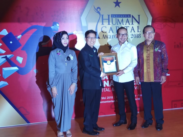 Amanah Githa dalam Indonesia Human Capital Award 2018