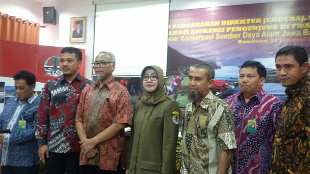 Penandatanganan Perjanjian Kerjasama antara Amanah Githa dengan Balai Besar Kementerian Sumber Daya Alam Jawa Barat dihadiri oleh Direktur dan Sekretaris Direktur Jenderal Kementerian Sumber Daya Alam Hayati dan Ekosistem